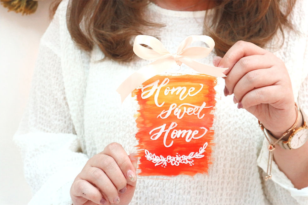 Thumbnail: Brushlettering x acrylic board