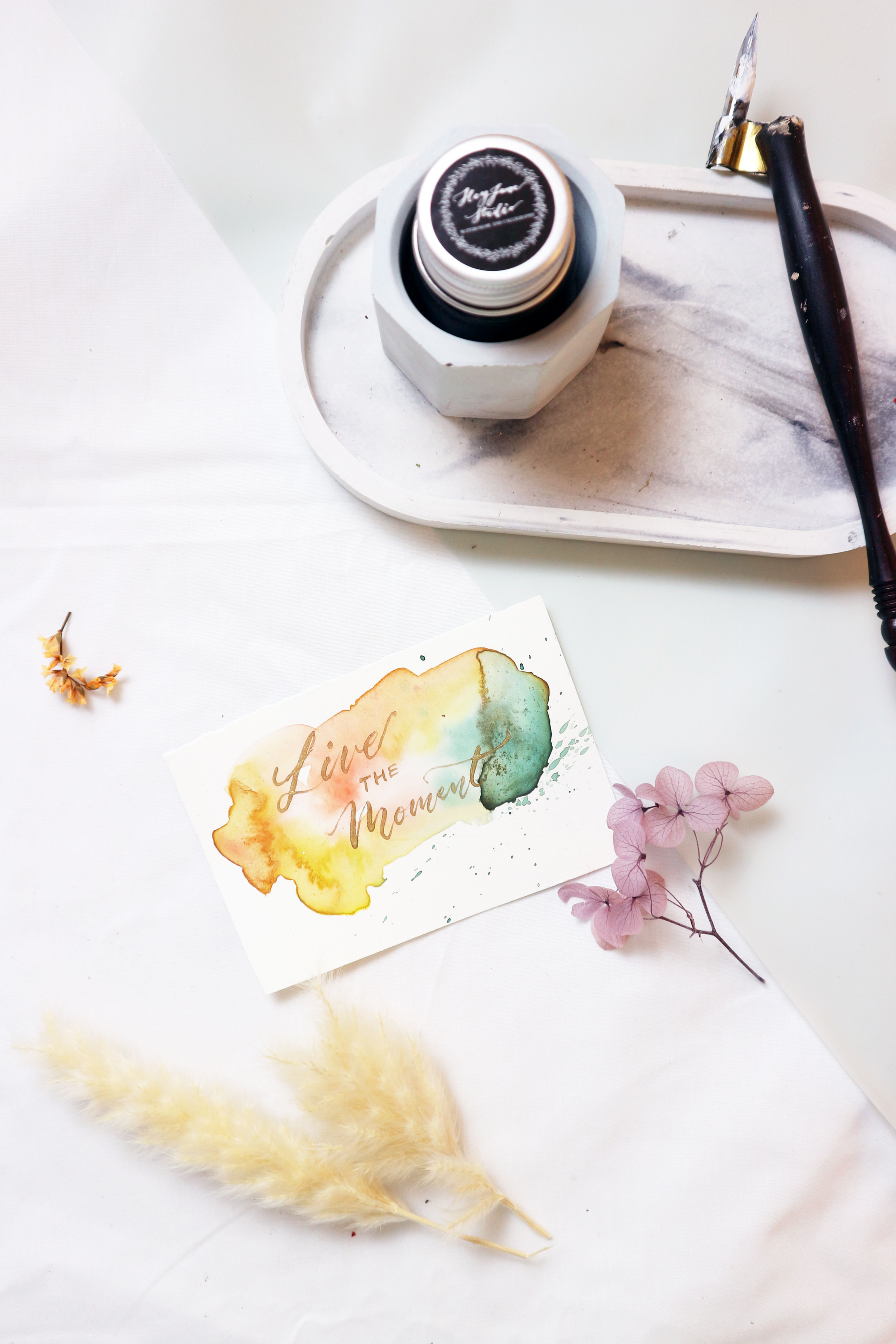 Watercolor Place Cards/ Cards
