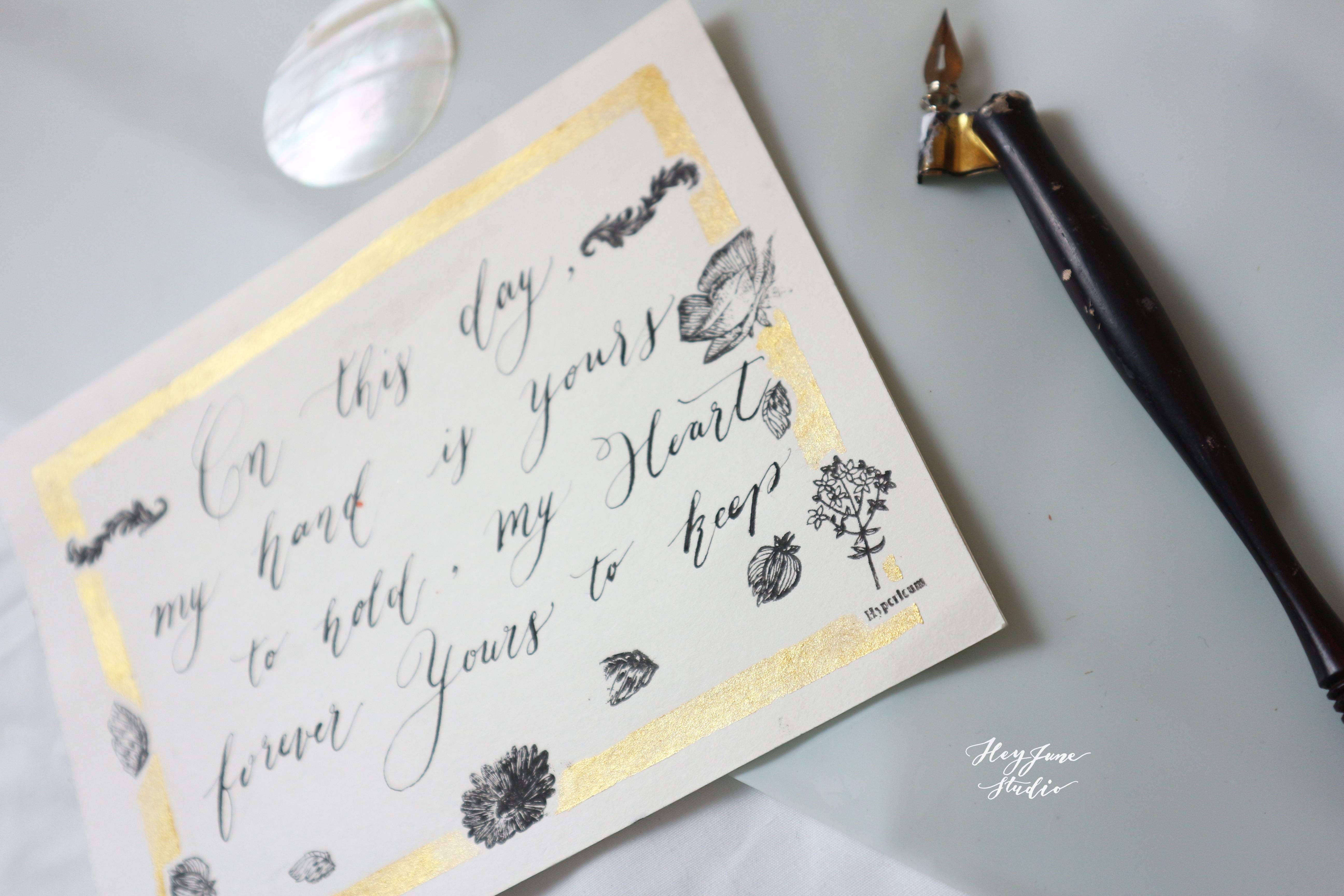 Calligraphy Card (A5)