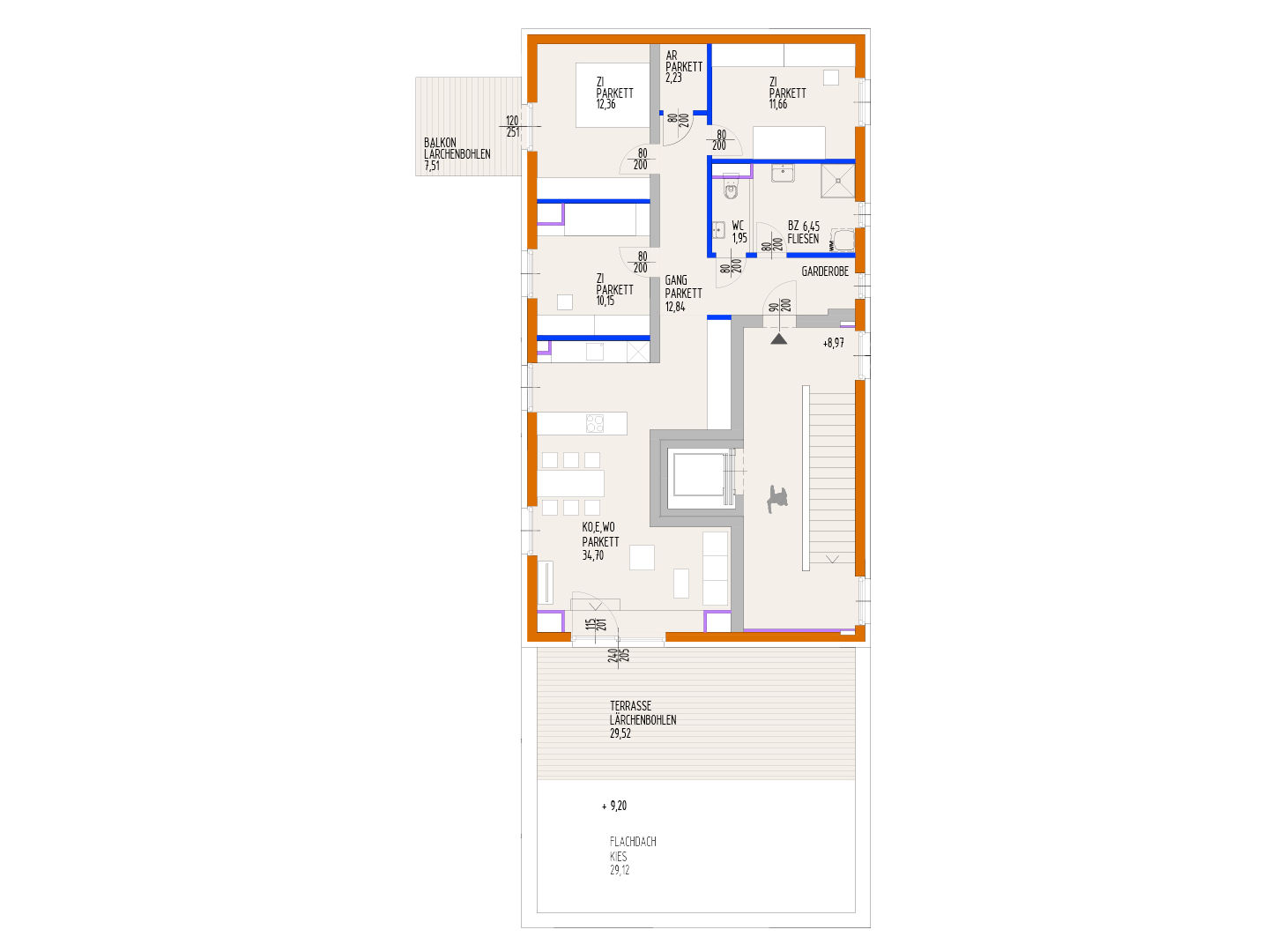 Wohnungsplan Übersicht
