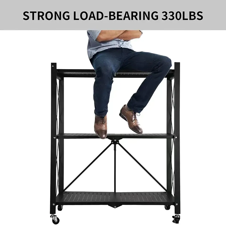 Miniatura: Rack plegable multiusos con ruedas