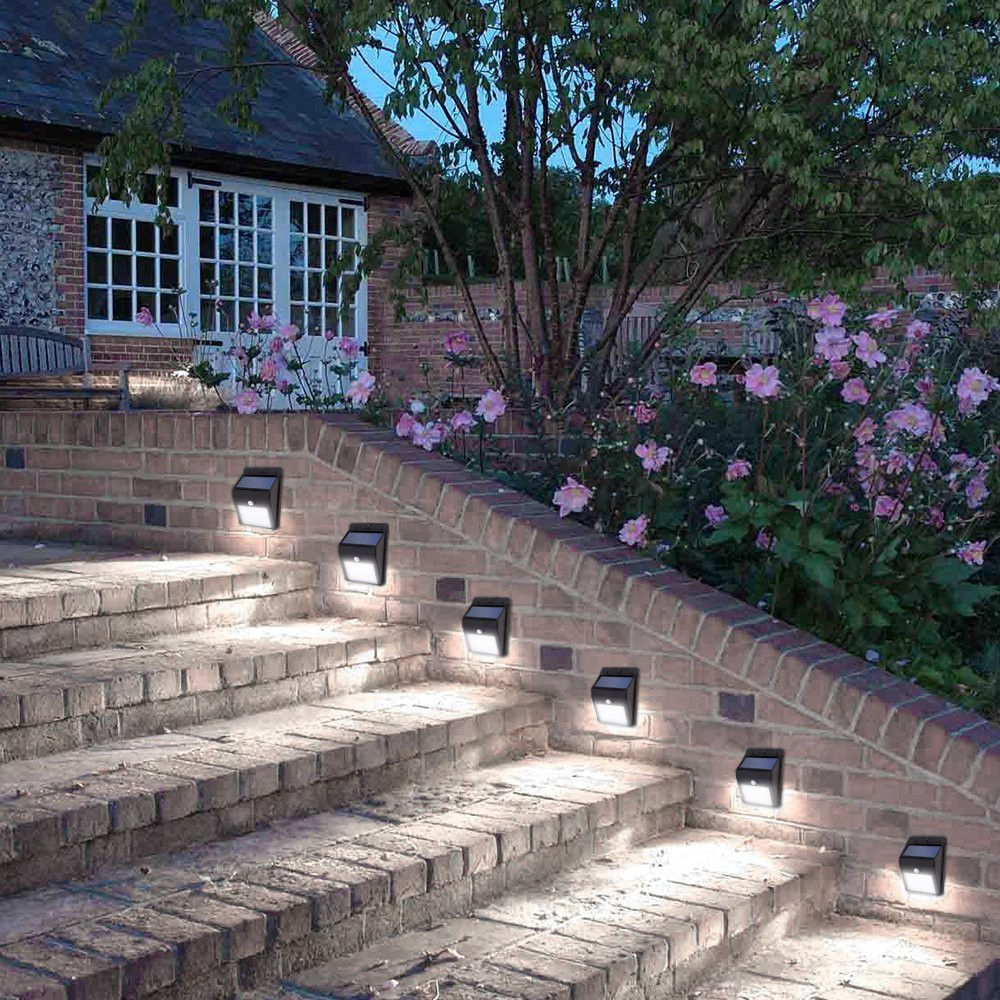 Lámpara solar de luz LED con sensor de movimiento