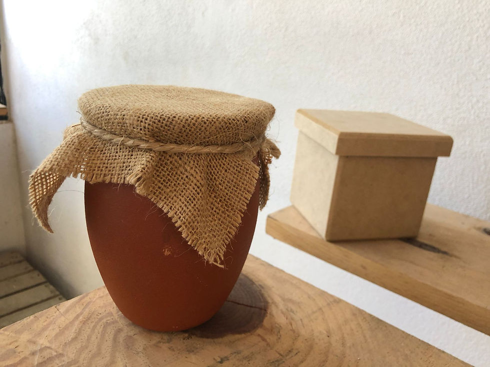 Urna de barro.