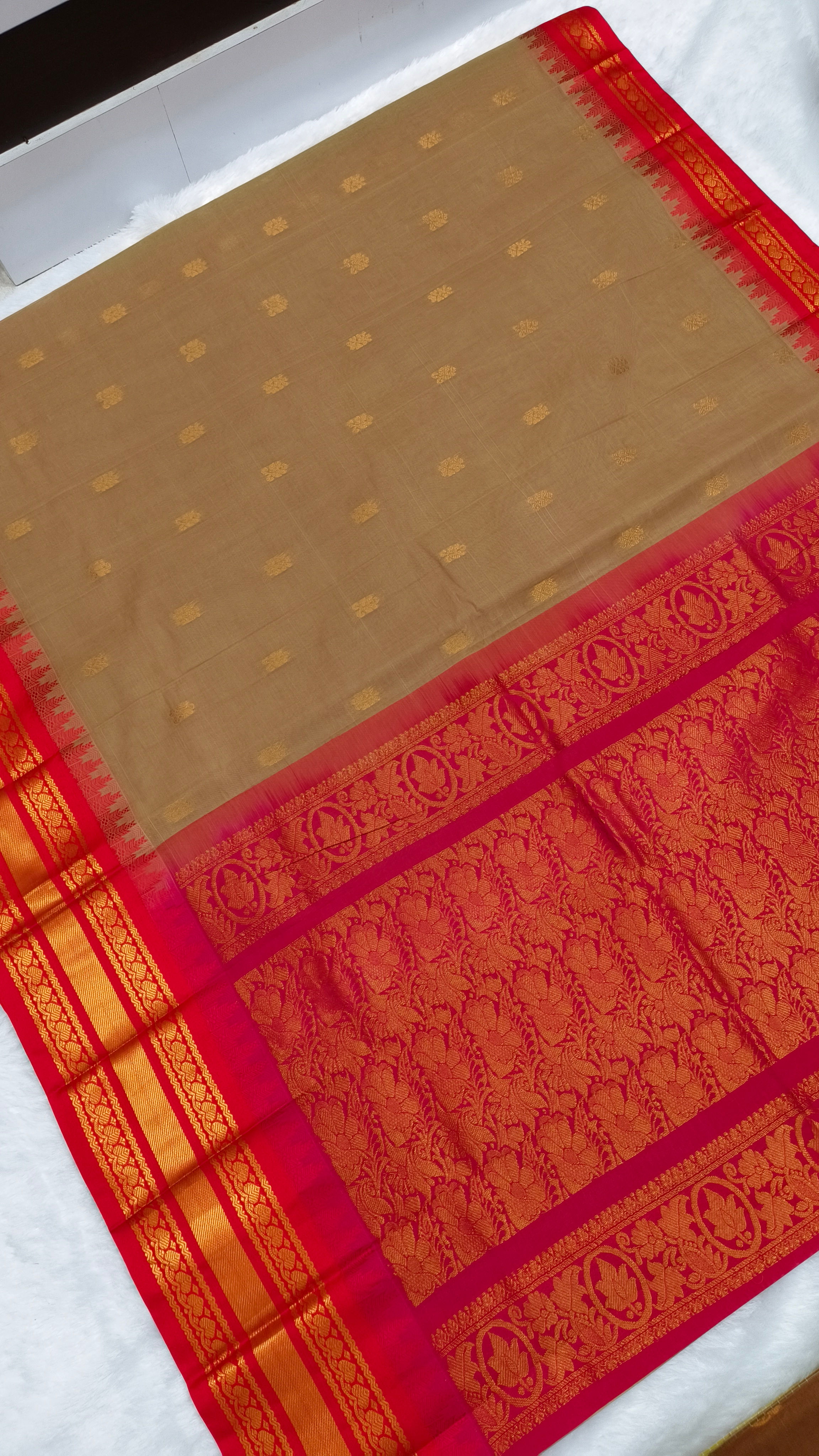 Gadwal Cotton Kanchi Border