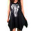 Thumbnail: Elephant Super Soft Tunic Dress (Silver)