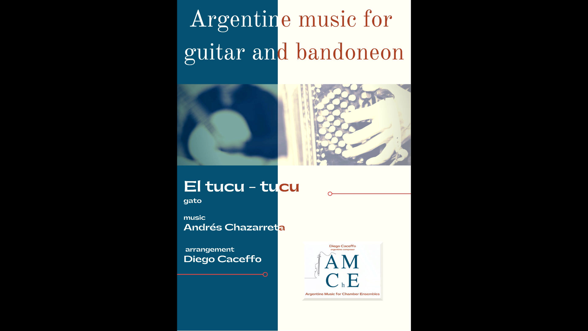 Argentine music for guitar and bandoneon. El tucu,tucu, Gato.