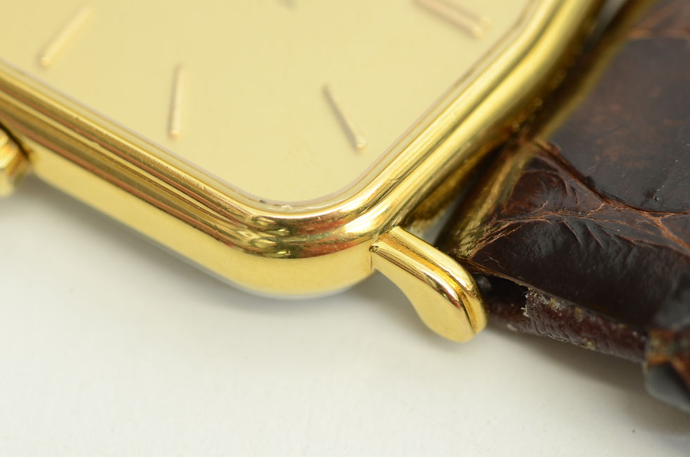 Thumbnail: Authentic Waltham Vintage Watch 25mm x 29mm Quartz GP Leather SS Wristwatch