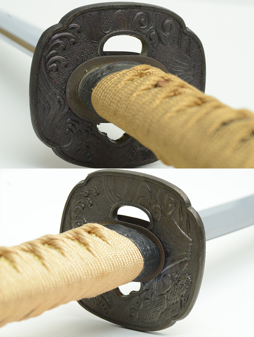 Thumbnail: Authentic Japanese Katana Samurai Sword Display Set 2 Replica Steel Dragon Blade