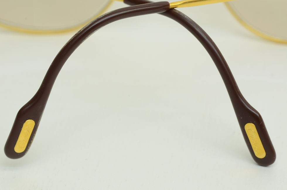 Thumbnail: Authentic Cartier Romance Santos 58 18 140 GP Vintage Aviator Rx Eyeglasses