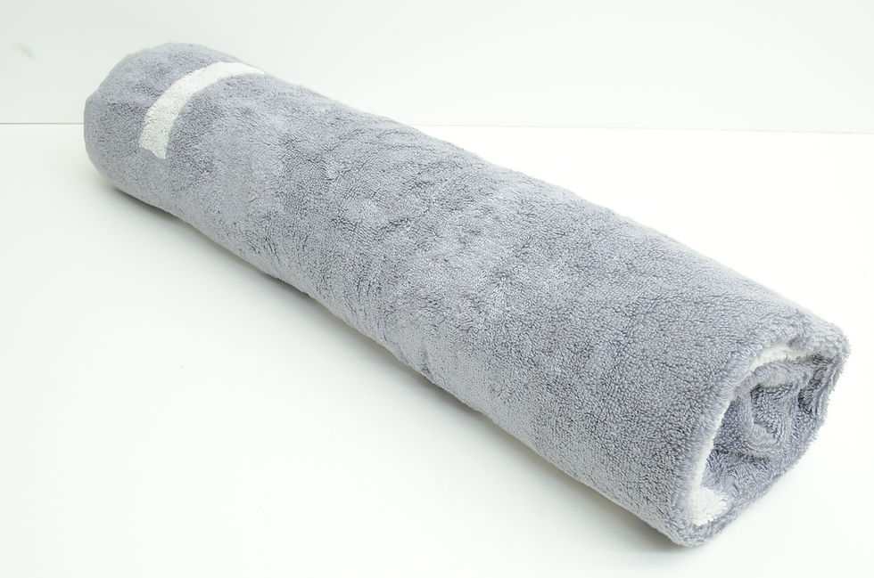 Thumbnail: Authentic Hermes Towel 75% Cotton 25% Modal Rayon Gray Bath Beach Soft Horse HTF