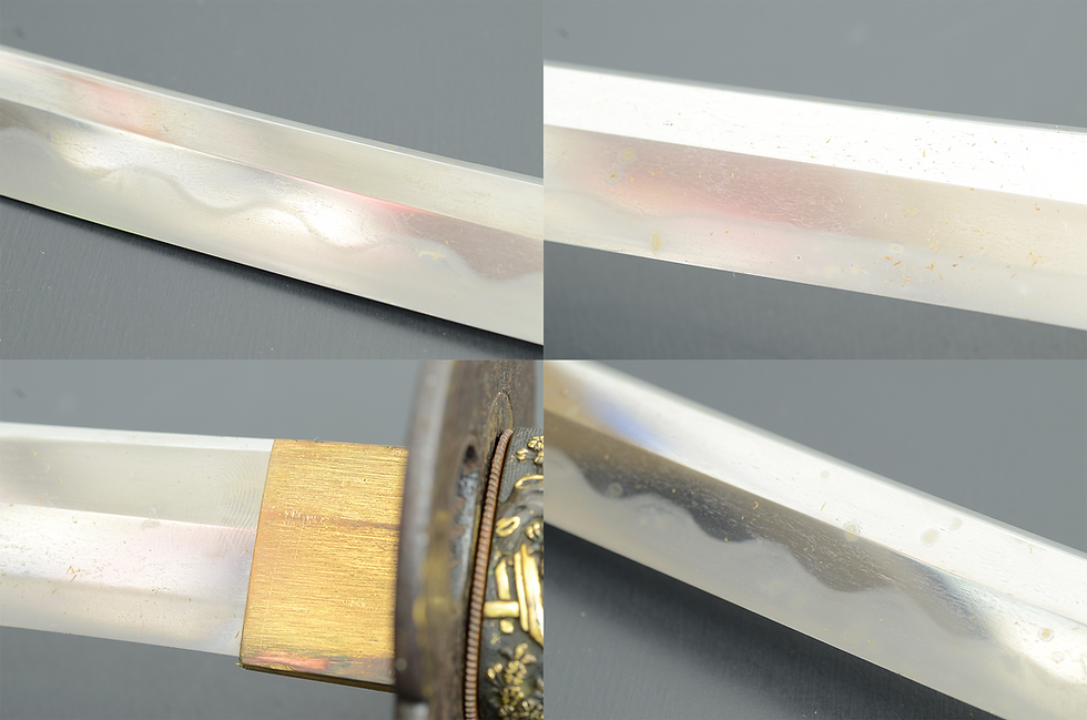 Thumbnail: Antique Japanese Shinken Showa Era Samurai Sword Handmade Forged Steel Blade