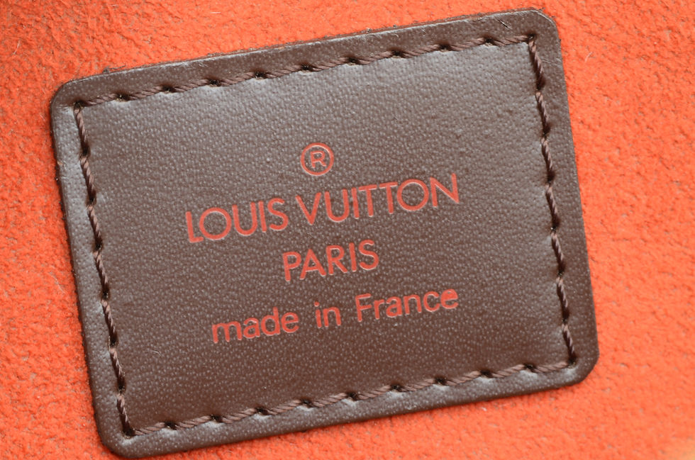Thumbnail: Authentic Louis Vuitton Damier Ebene Ipanema Leather Shoulder Bag Fashion Purse