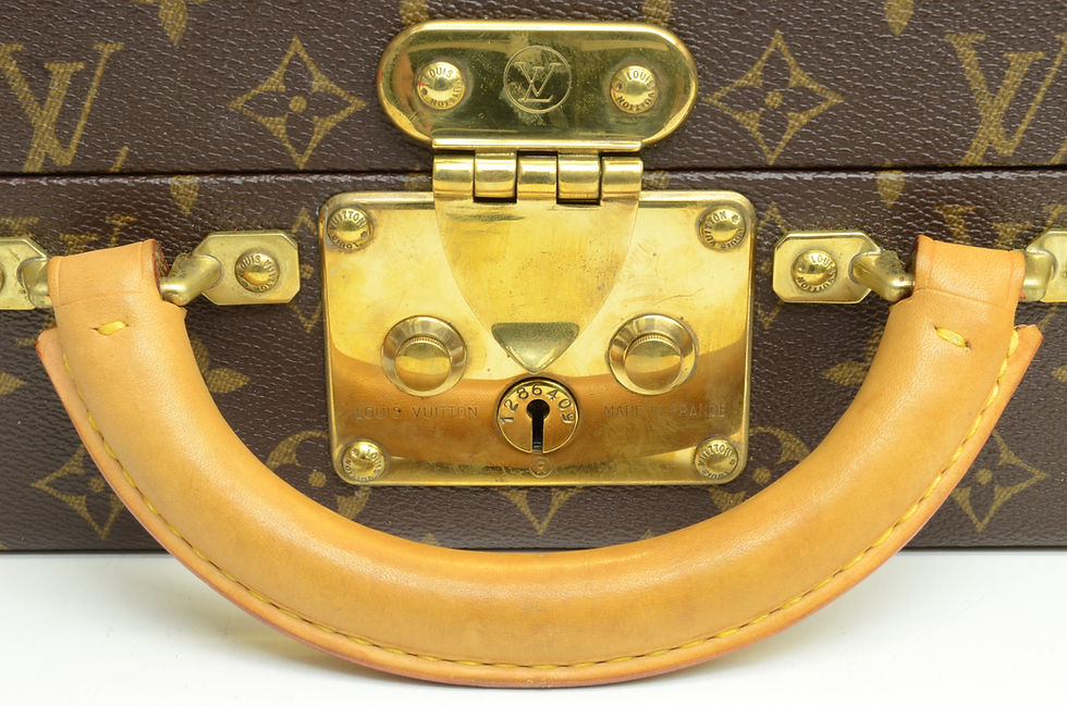 Thumbnail: Authentic Louis Vuitton President Briefcase 1st Edition Vintage Monogram Case