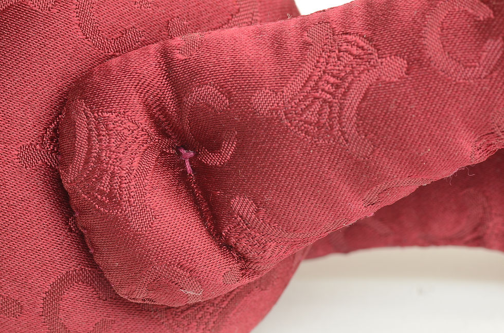 Thumbnail: Authentic Celine Teddy Bear Collectible Red Logo Stuffed Animal Signature Cute