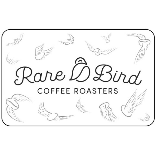 Physical Gift Card for Café Rare Bird Coffee Roasters