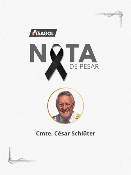 Nota de Pesar: Cmte. César Schlüter