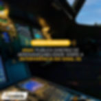 Painel da cabine de pilotagem de um Airbus A320.