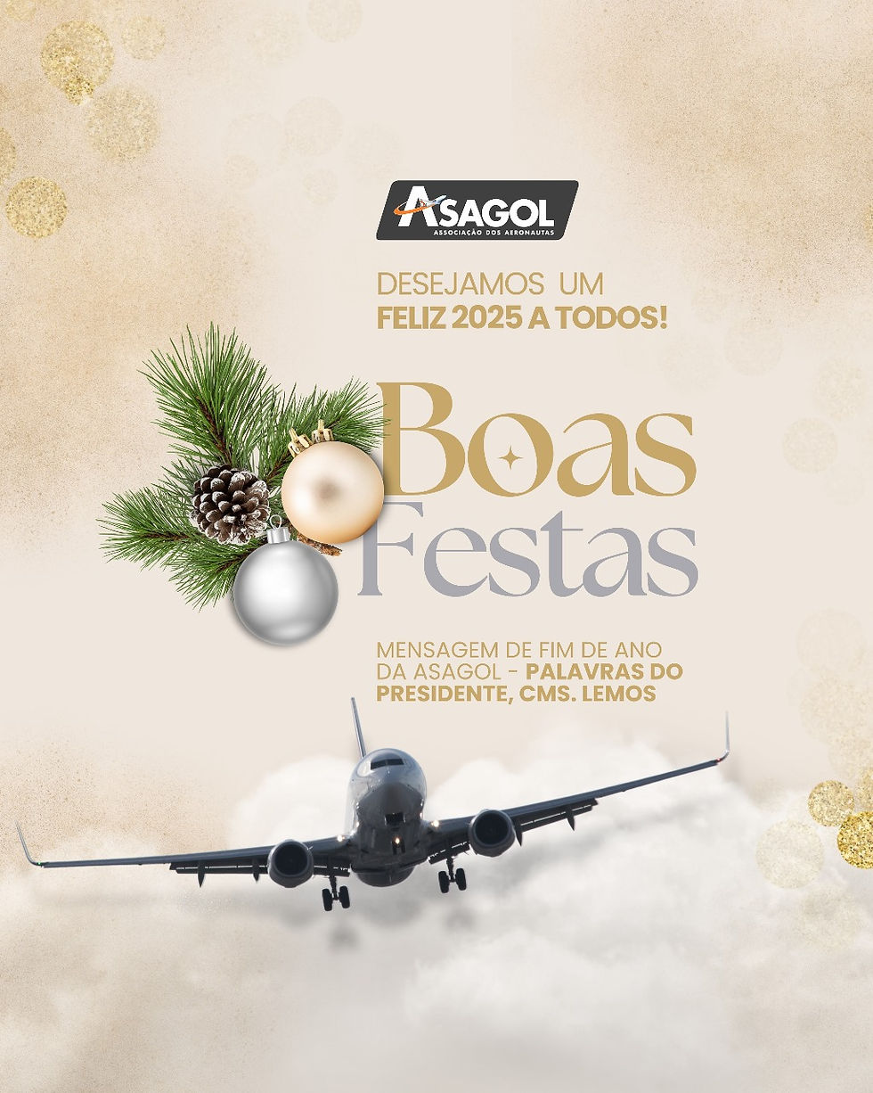 Mensagem de fim de ano da ASAGOL.