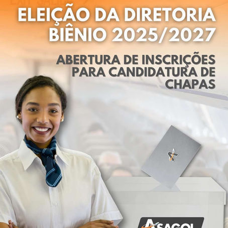 Candidatura de Chapas | Eleição da Diretoria para o biênio 2025/2027