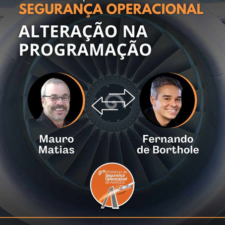Atualização na programação do Workshop ASAGOL