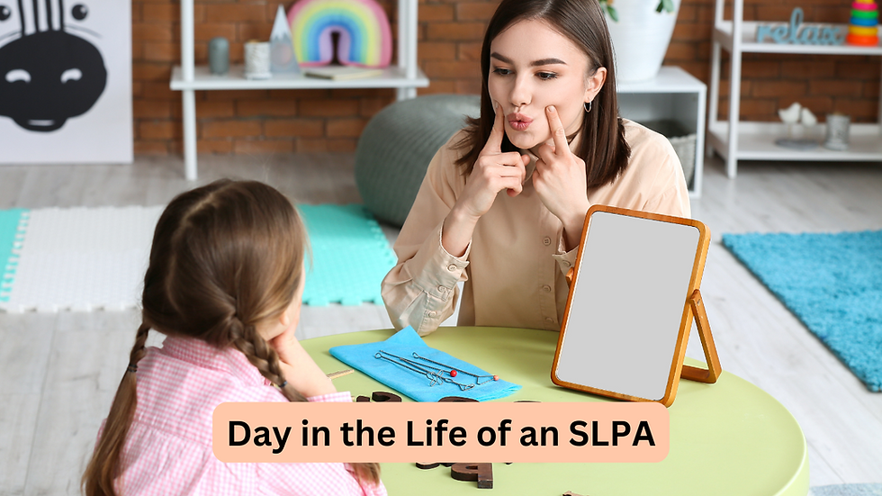 what does an SLPA do, a day in the life of an SLPA, SLPA schedule, SLPA job duties, school-based SLPA, SLPA therapy sessions, SLPA documentation and billing, SLPA work-life balance, SLPA organization tips, how to be an SLPA, SLPA responsibilities, SLPA time management, SLPA productivity tips, SLPA therapy materials, SLPA vs SLP