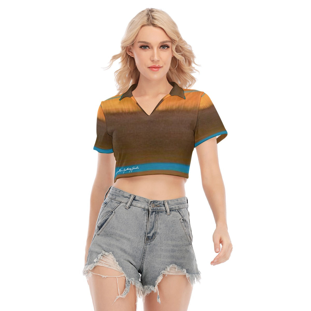 Horizon Lines V Blouse Series