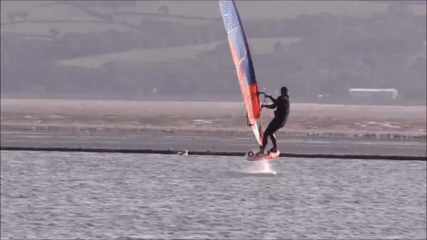 Foiling Jibe by Ben Profitt