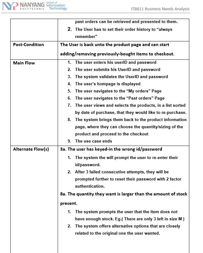Use Case Description (part 2)