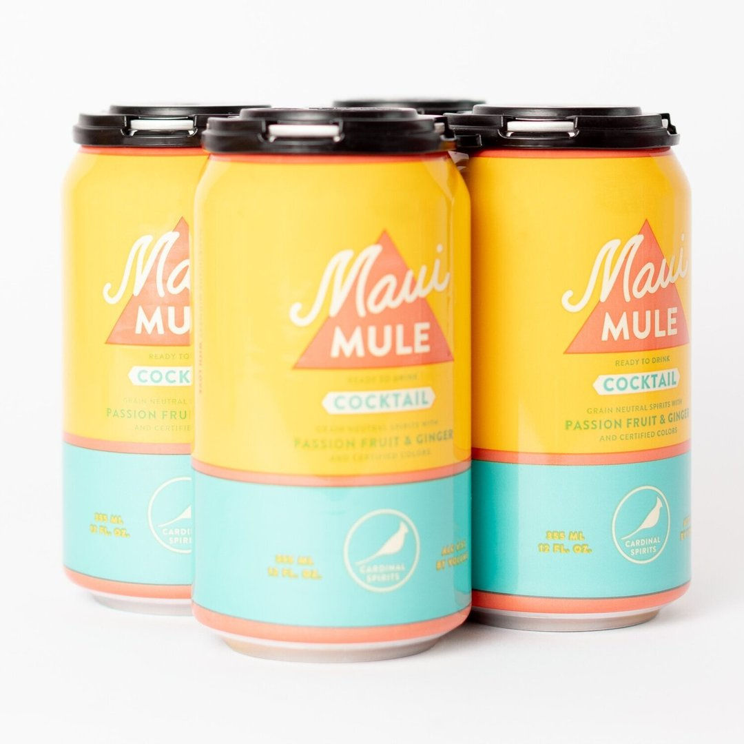 Cardinal Spirits, Maui Mule 120z CAN SET OF 4