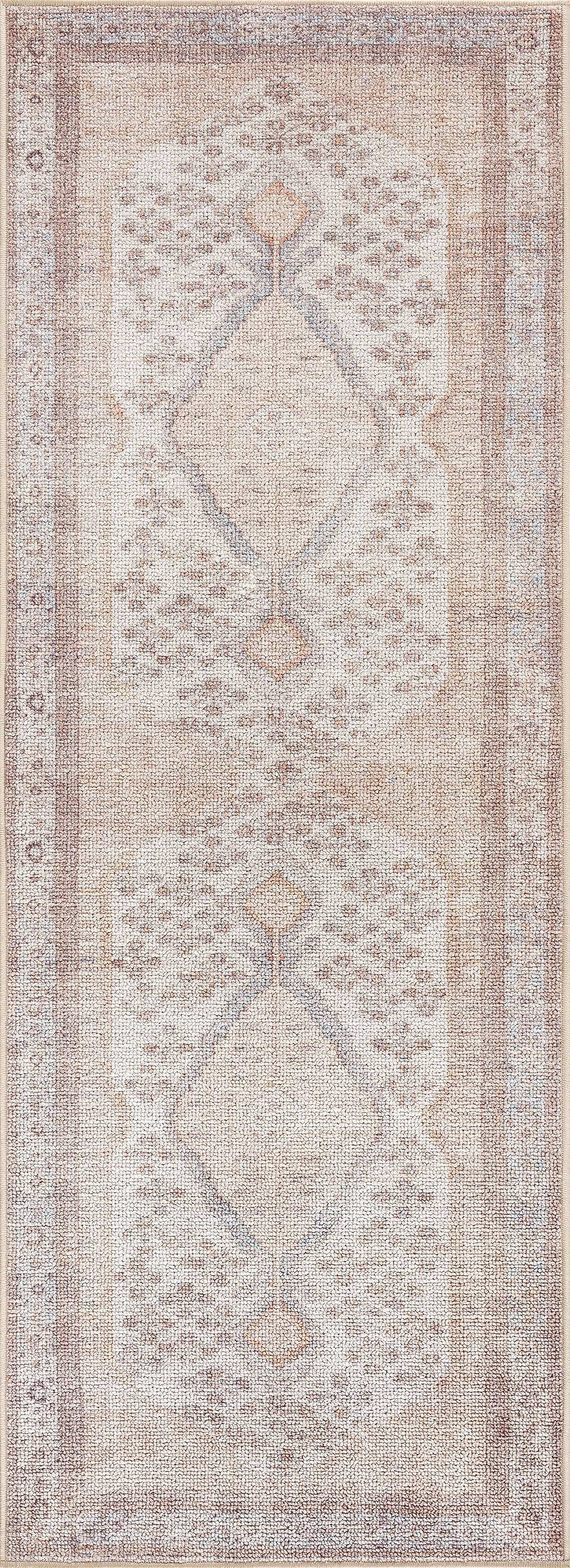 Thumbnail: Analu Peach Washable Area Rug