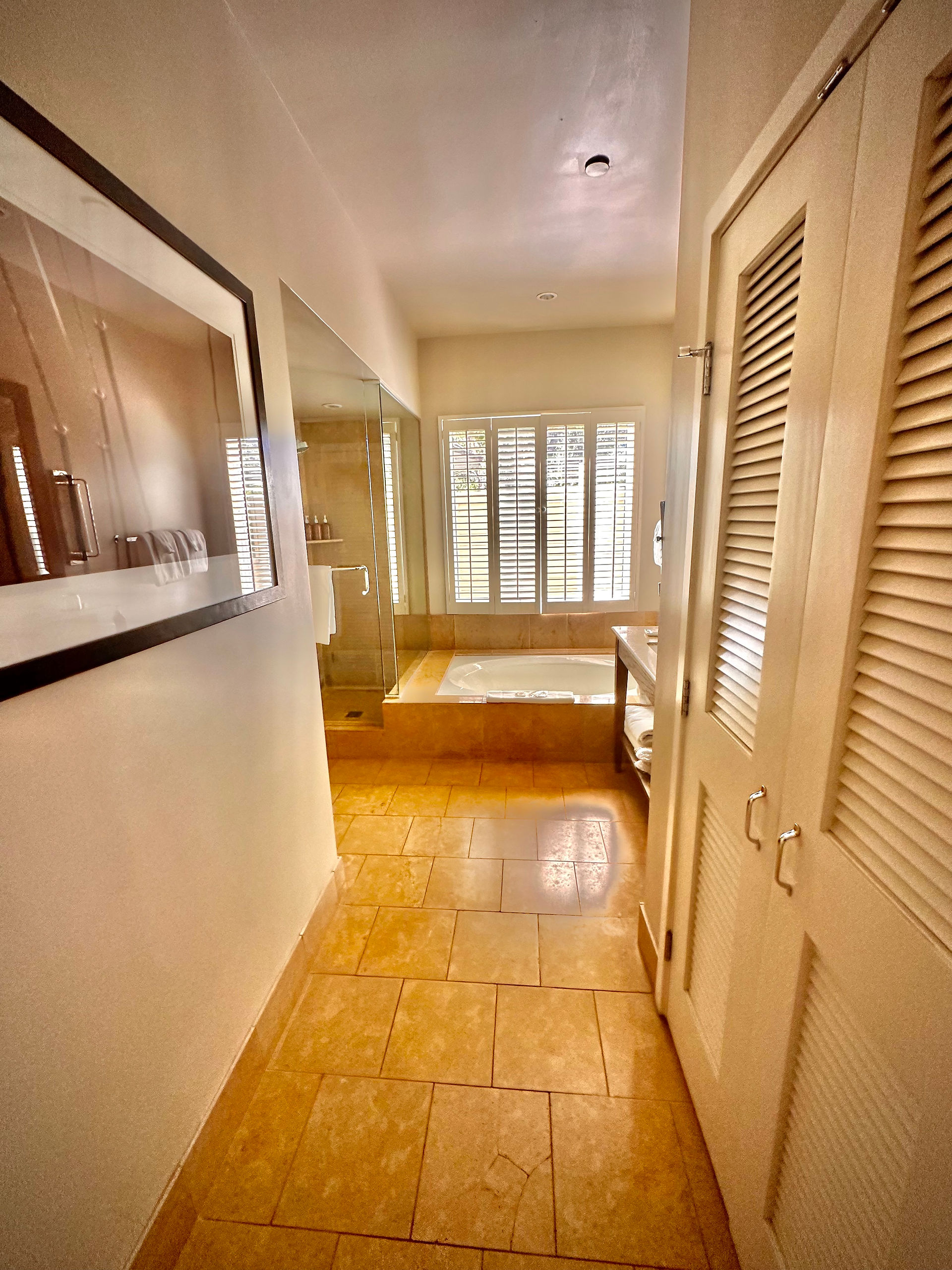 bathroom carmel valley ranch hotel