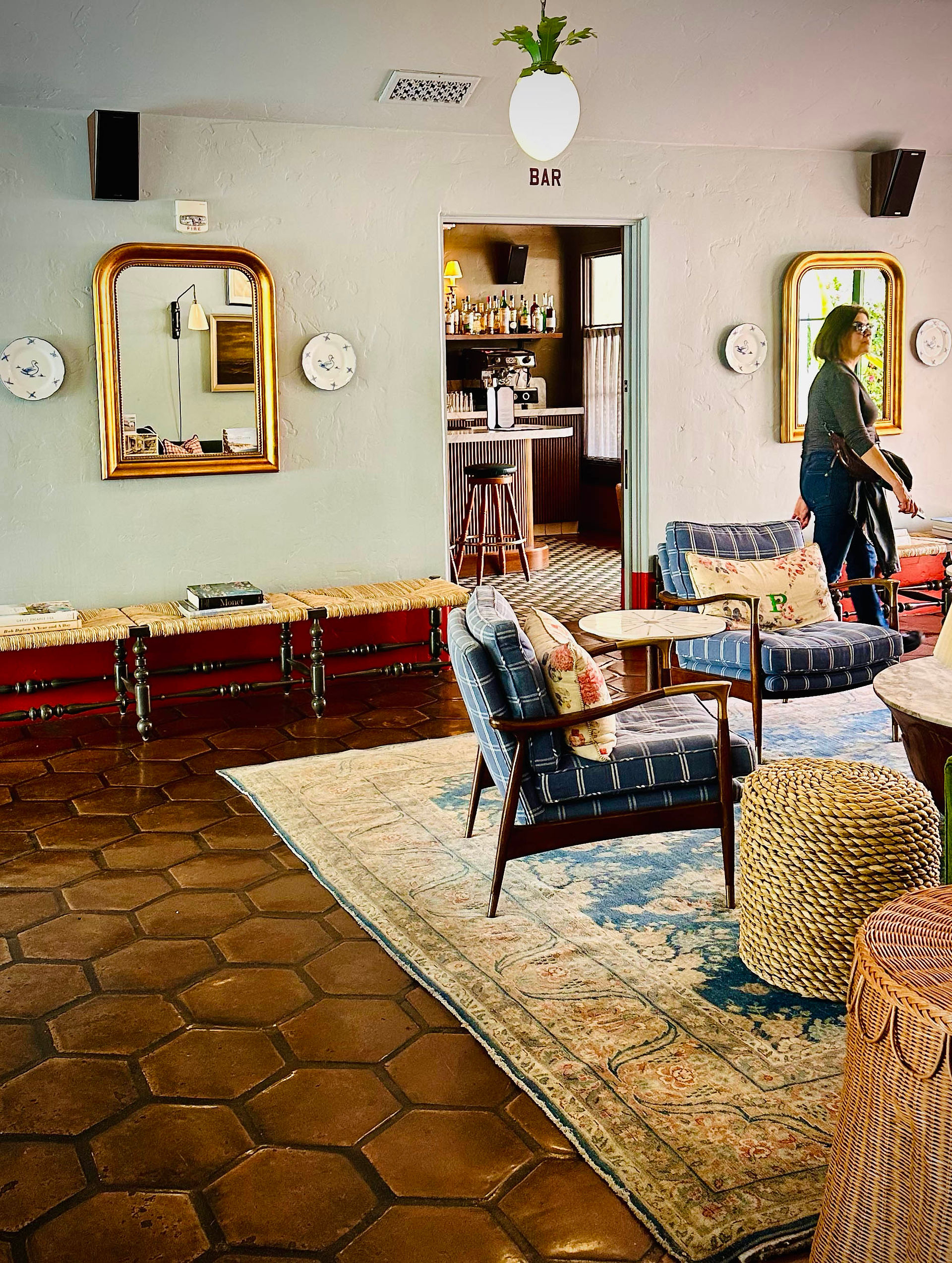 interior style of pali house hotel in santa barbara