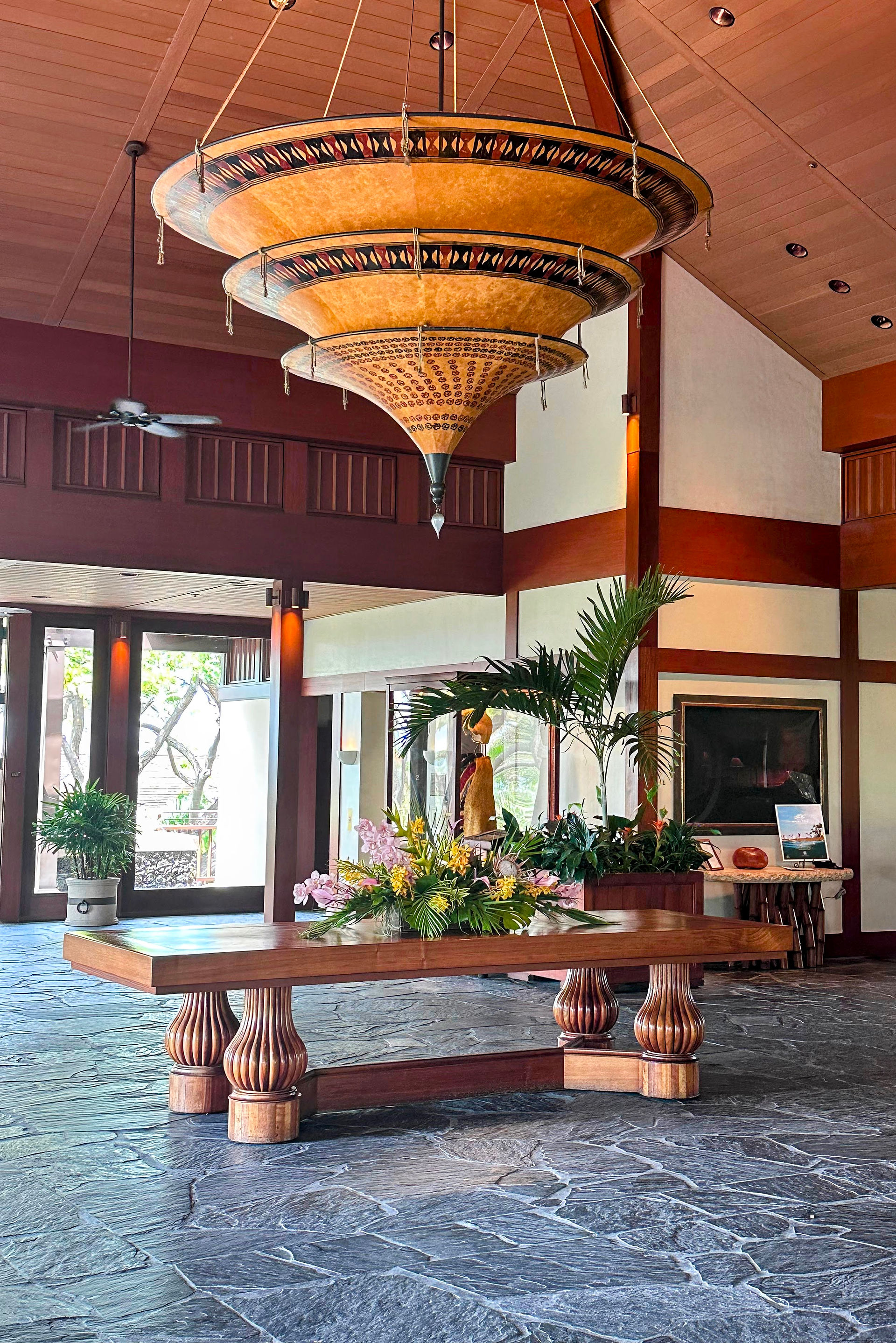 Main lobby Big Island, luxury hotels, four seasons hualalai, travel planning by viewfinder travel, hawaii vacation