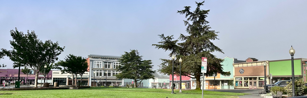 town square where students and farmers markets flourish in arcata