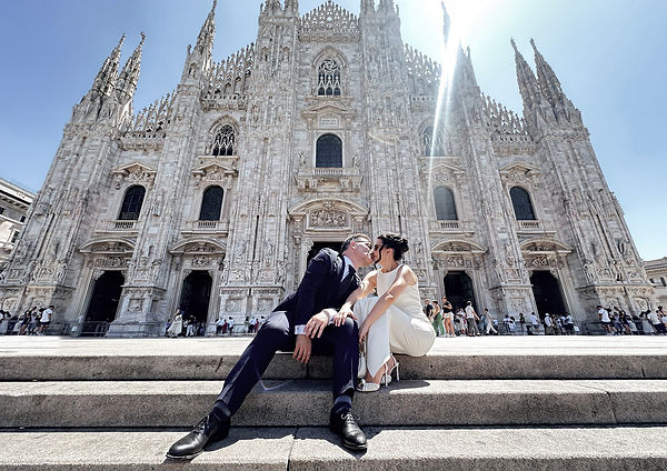 Milan Cathedral Elopement Photographer