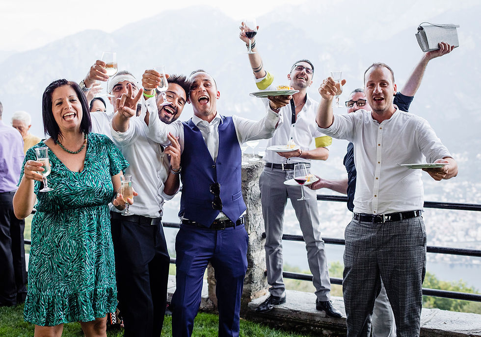 Madonnina di Barni real wedding on lake Como