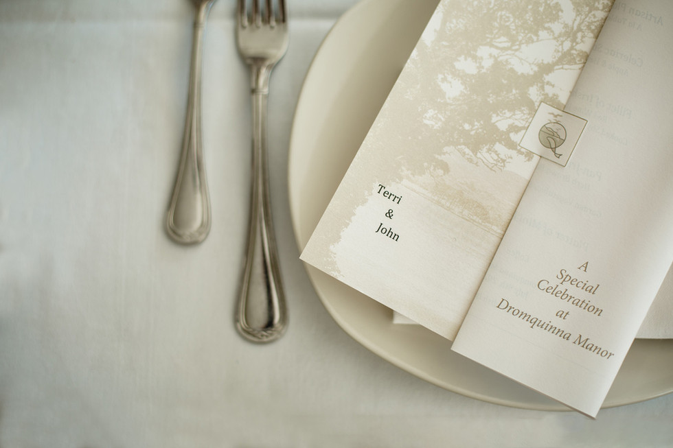Dromquinna Manor real wedding, reception