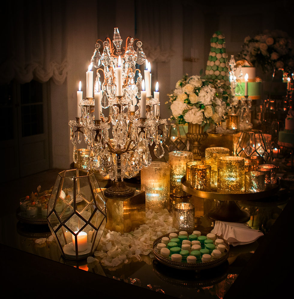 Candlelit dinners