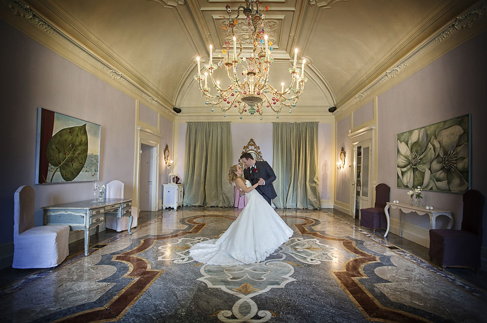 Salone interno della Villa Acquaroli, fotografo Matrimonio