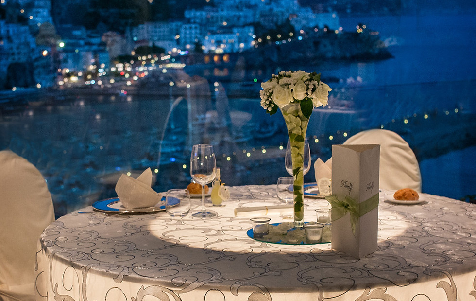 Panoramic view from Hotel Miramalfi