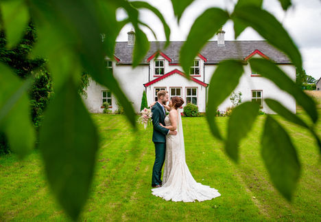 Creative bridal portrait