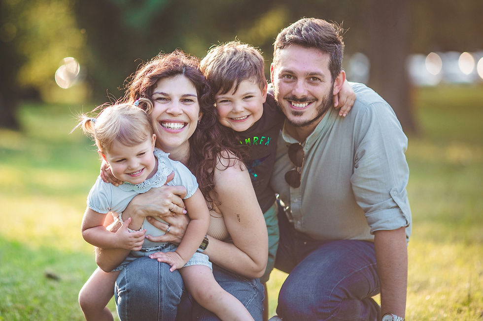 Fotografo Famiglia all'aperto a Milano