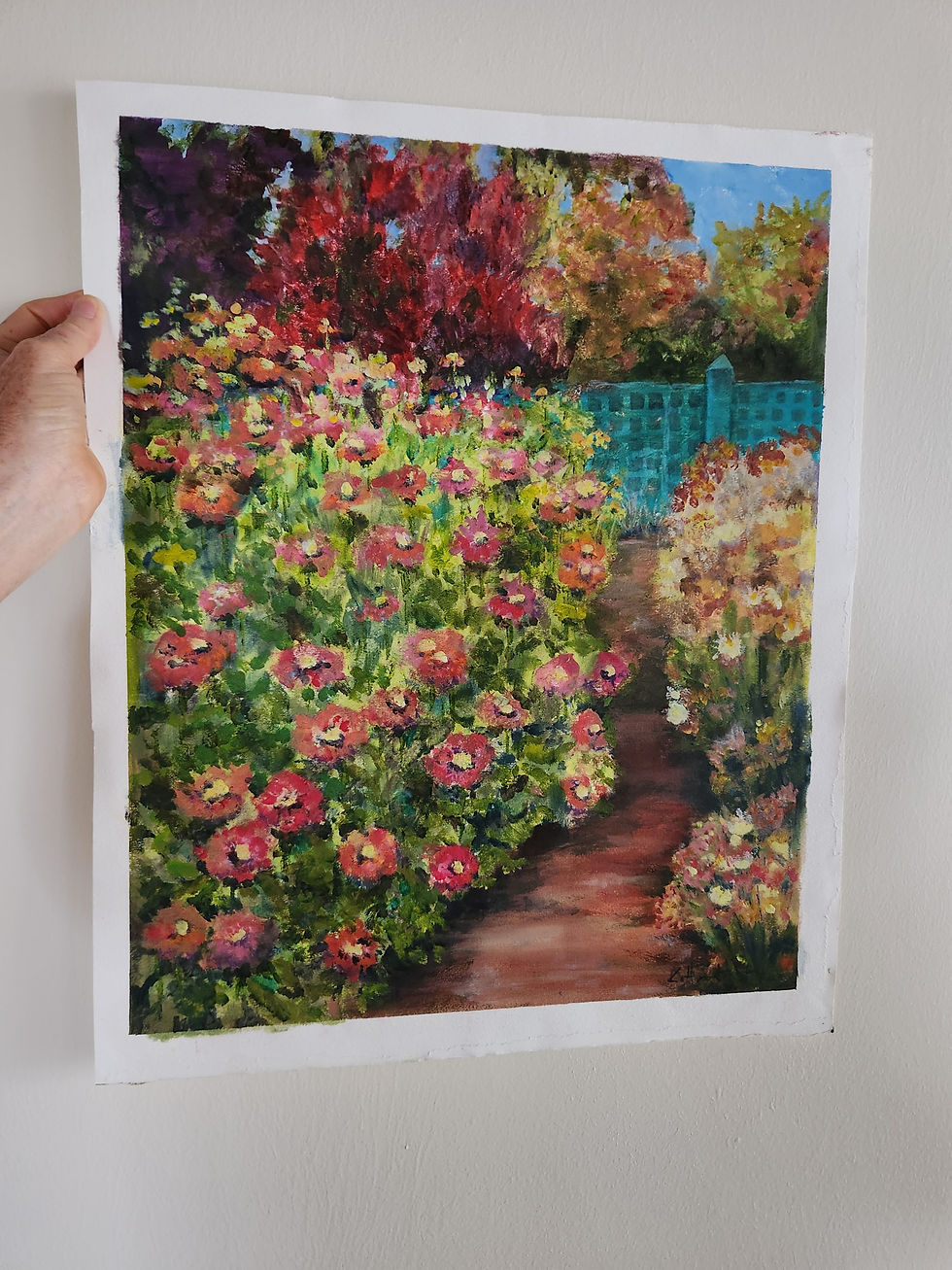 Thumbnail: Fall Chrysanthemum Path