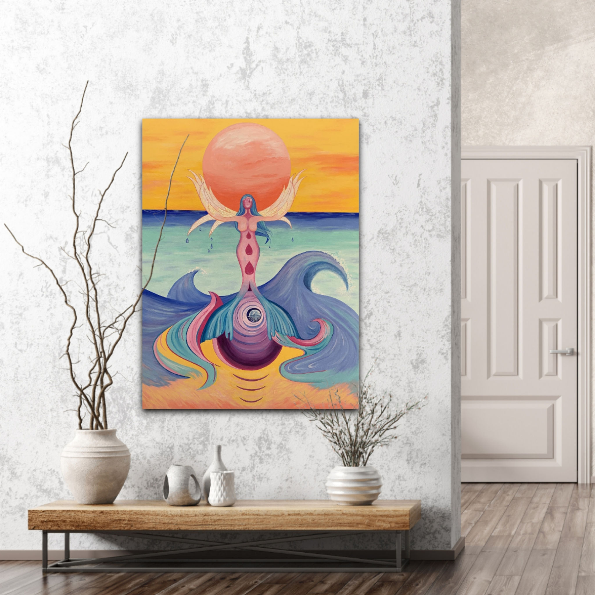 MOTHER NATURE RISING FROM THE TURMOIL