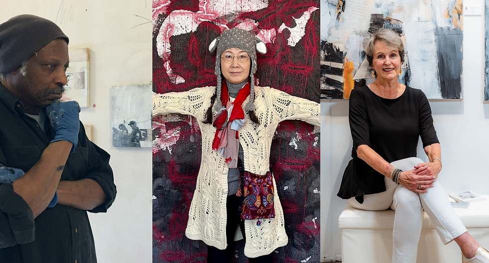 Santa Fe, NM | Interwoven: Mixed Media Connections | Carl Heyward, Akiko Suzuki, Julie Schumer