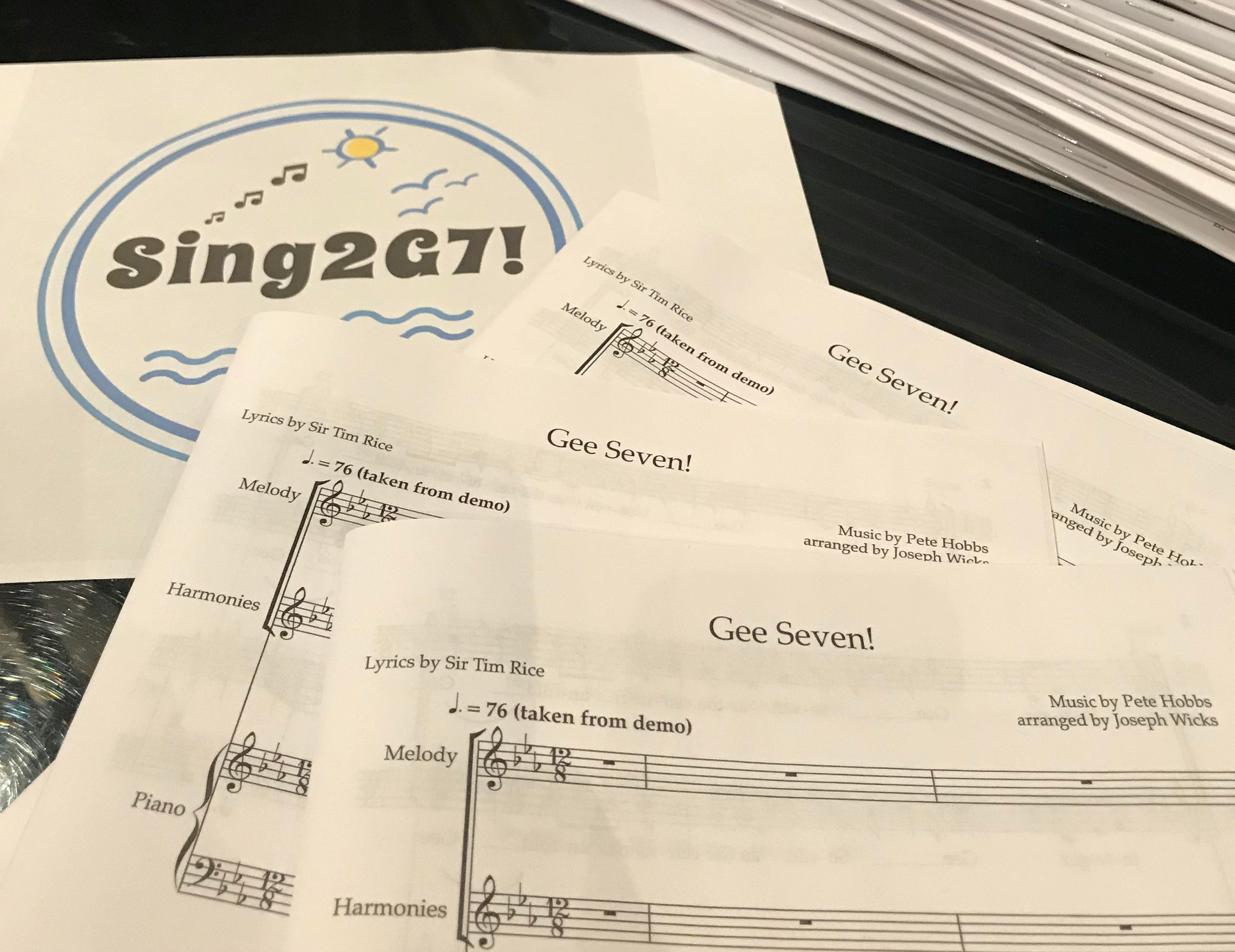 Gee Seven Song Resources Sing2g7