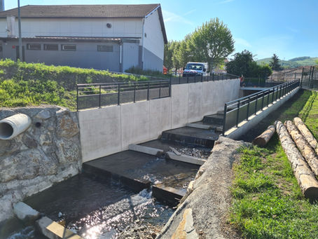 Restauration de la rivière Ondaine sur la commune de la Ricamarie (42)