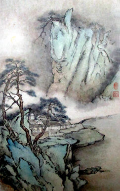 Mountain Retreat
Inspired by Shi Yunxiang
60 x 36 cm 