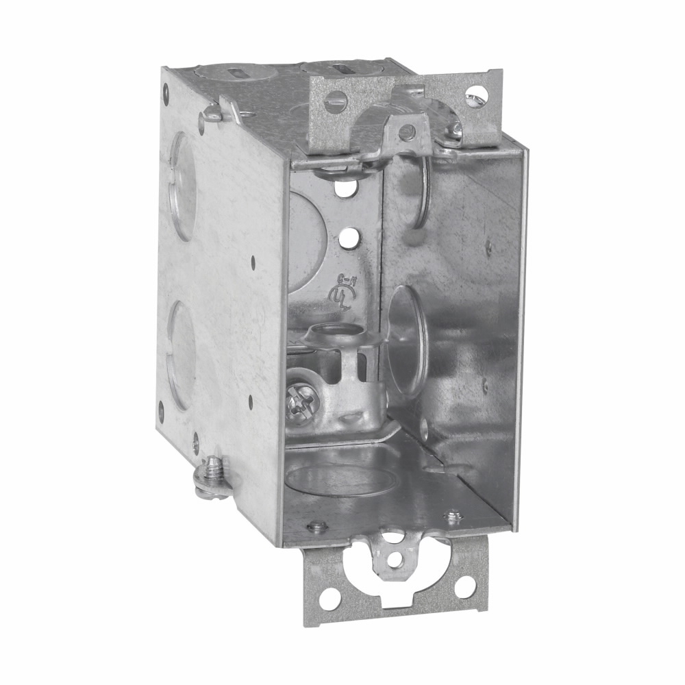 Crouse-Hinds 3-1/2" x 3-1/2" x 2" Steel Gangable Switch Box