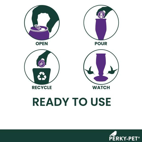 Thumbnail: Perky-Pet Ready-To-Use Hummingbird Clear Nectar 16oz